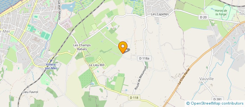 localisation de l'entreprise TOUTES VOILES DEHORS  BLONVILLE-SUR-MER