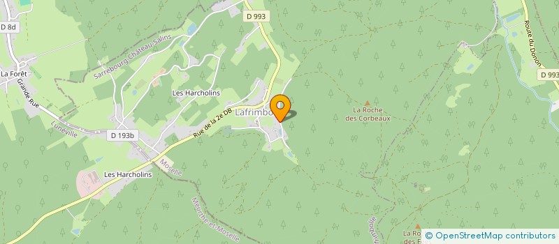localisation de l'entreprise TOUTESSENTIEL à LAFRIMBOLLE