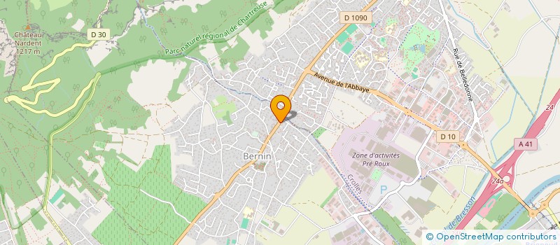 localisation de l'entreprise TOUTFEEMAIN  BERNIN