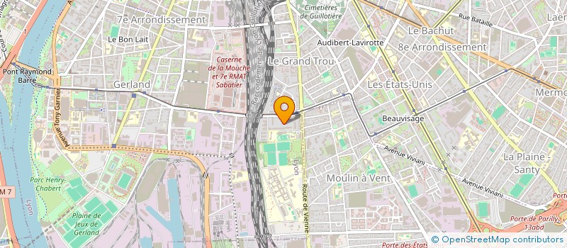 localisation de l'entreprise TOUTI ETANCHEITE à LYON