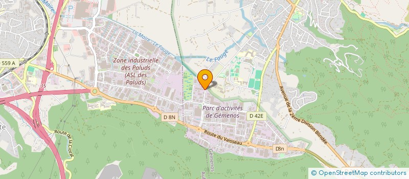 localisation de l'entreprise TOUTIM  GEMENOS