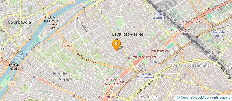 localisation de l'entreprise TOUTIMPRIM.COM à LEVALLOIS-PERRET