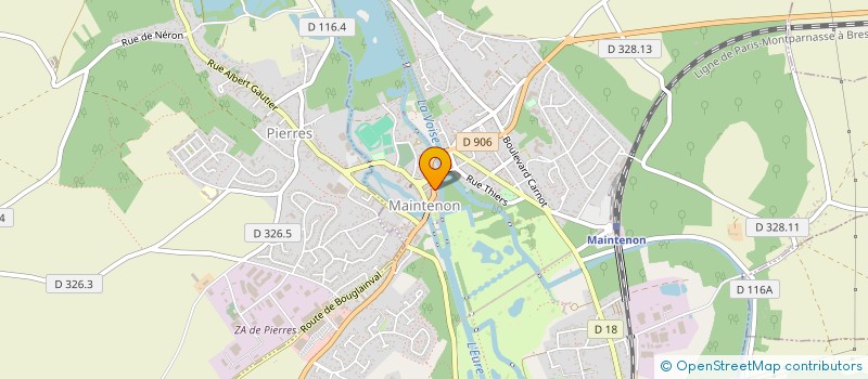 localisation de l'entreprise TOUTIN SA à MAINTENON