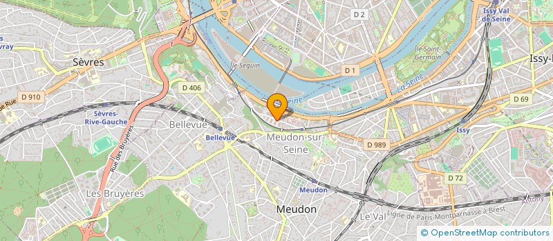 localisation de l'entreprise TOUTINCLUS LA CONCIERGERIE  MEUDON