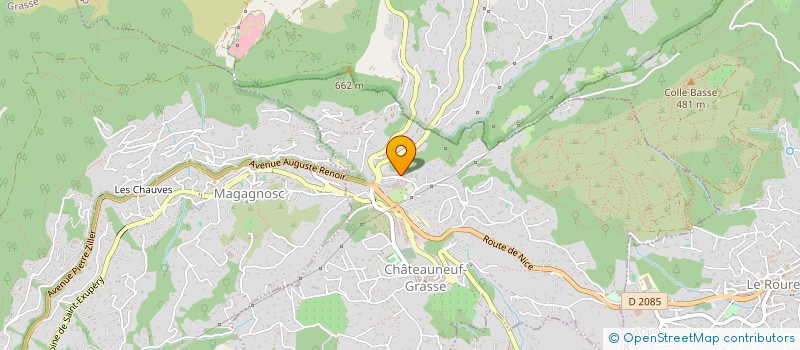 localisation de l'entreprise TOUTINE  CHATEAUNEUF-GRASSE