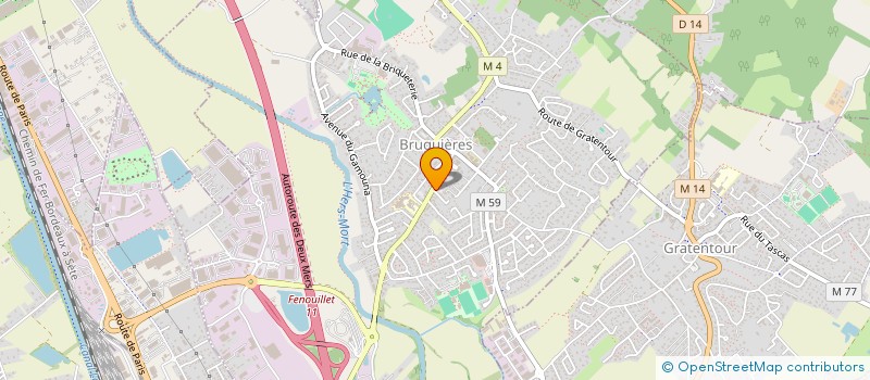 localisation de l'entreprise TOUTLESTORE  BRUGUIERES