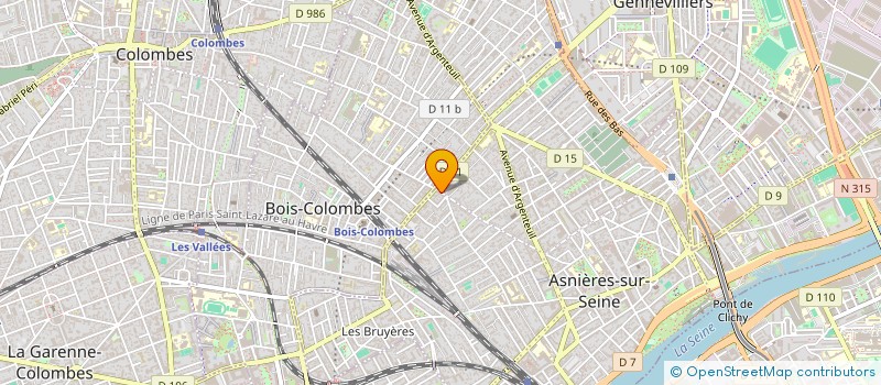 localisation de l'entreprise TOUTNET SERVICES  ASNIERES-SUR-SEINE