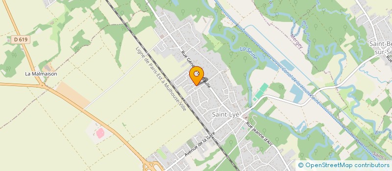 localisation de l'entreprise TOUTOLASER  SAINT-LYE