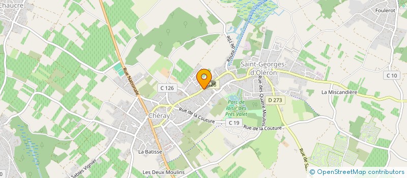 localisation de l'entreprise TOUTOLERON SAS à SAINT-GEORGES-D'OLERON