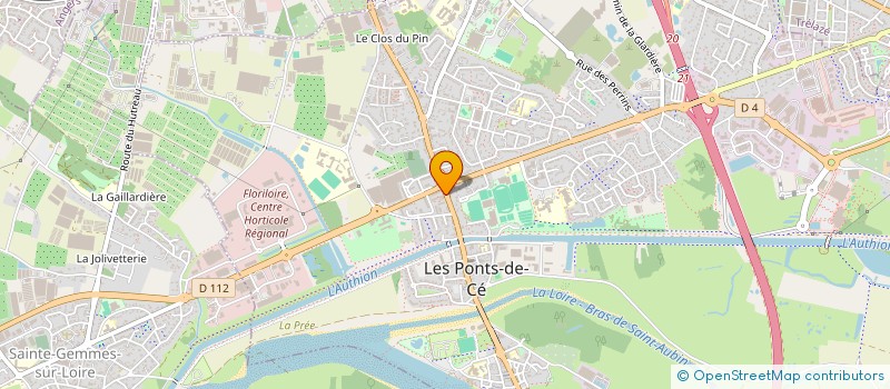 localisation de l'entreprise TOUTOU RAPETOU à LES PONTS-DE-CE