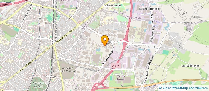 localisation de l'entreprise TOUTOU YOU TOO  SAINT-BARTHELEMY-D'ANJOU