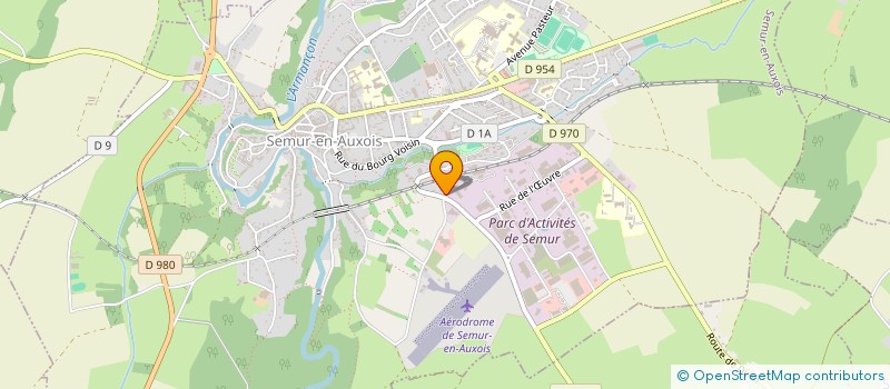 localisation de l'entreprise TOUTOUBAIN à SEMUR-EN-AUXOIS