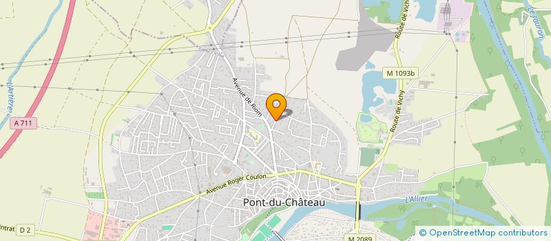 localisation de l'entreprise TOUTOUBOX à PONT-DU-CHATEAU