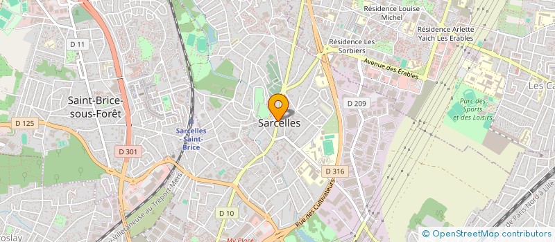 localisation de l'entreprise TOUTOUCHE à SARCELLES