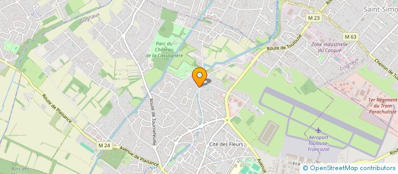localisation de l'entreprise TOUTPOURLESVOLETS.COM à CUGNAUX