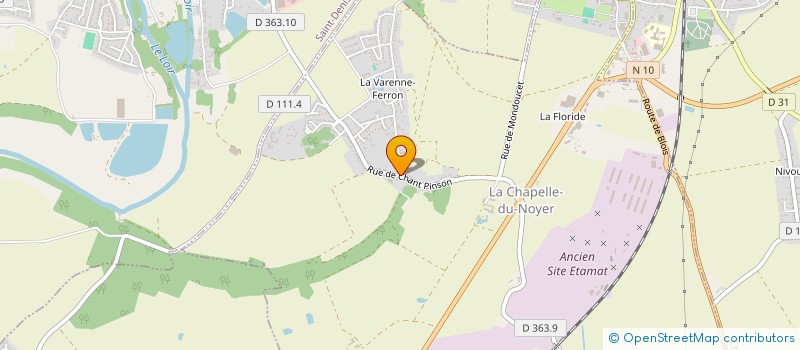 localisation de l'entreprise TOUTRAVAUX à LA CHAPELLE-DU-NOYER