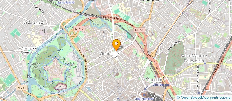localisation de l'entreprise TOUTWEB à LILLE
