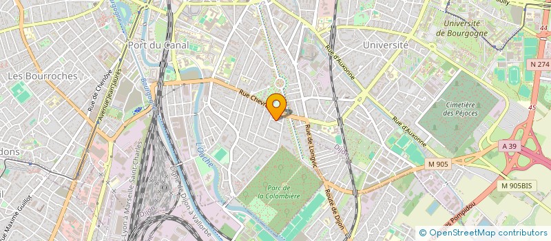 localisation de l'entreprise TOUVENOT LAMBERT à DIJON