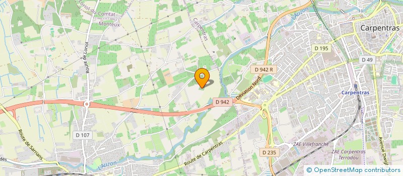 localisation de l'entreprise TOUVENT  MONTEUX