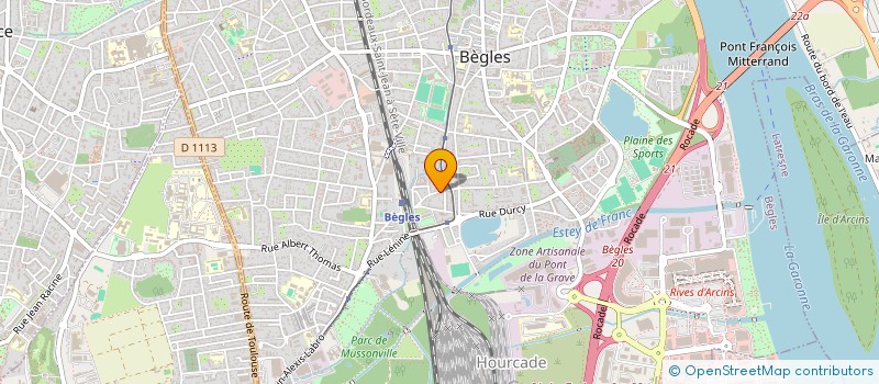 localisation de l'entreprise TOUVENTS SCI à BEGLES