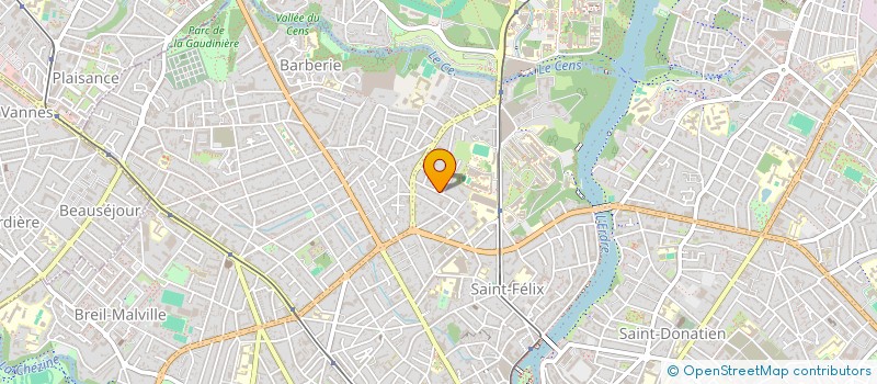 localisation de l'entreprise TOUVERT à NANTES