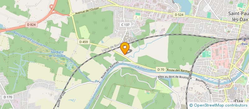 localisation de l'entreprise TOUYA-CRESUTINDIVISION à SAINT-PAUL-LES-DAX