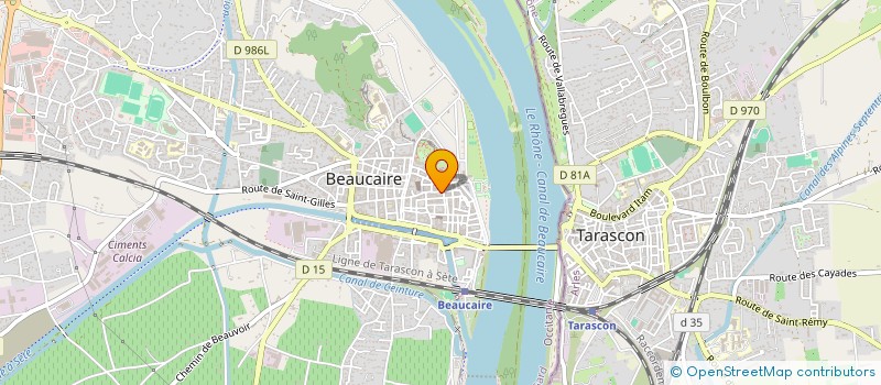 localisation de l'entreprise TOUZ'AGRI  BEAUCAIRE