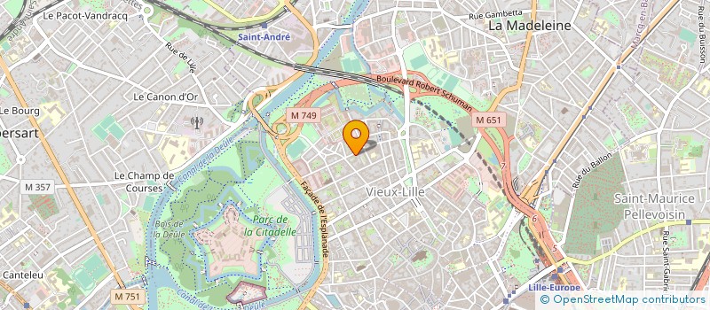 localisation de l'entreprise TOUZANI-MASSENA IMMOBILIER à LILLE