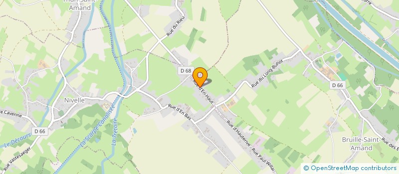 localisation de l'entreprise TOUZE CLAUDE  BRUILLE-SAINT-AMAND