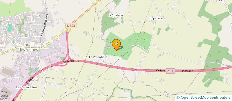 localisation de l'entreprise TOUZEAU AVENIR  CORZE