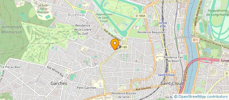 localisation de l'entreprise TOUZELET CORP  GARCHES