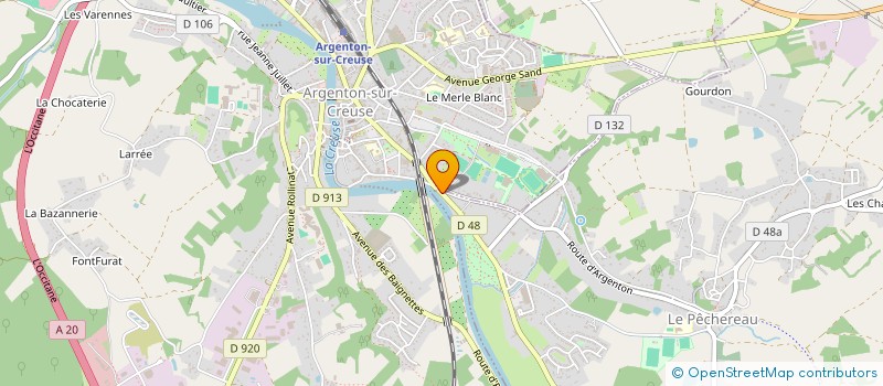 localisation de l'entreprise TOUZET à LE PECHEREAU