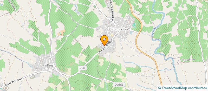localisation de l'entreprise TOUZET-BARTHES à PUIMISSON