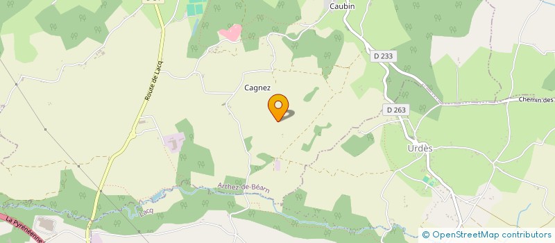 localisation de l'entreprise TOUZY  CASTILLON (CANTON D'ARTHEZ-DE-BEARN)