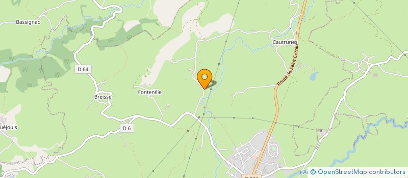 localisation de l'entreprise TOUZY GIBERT à JUSSAC