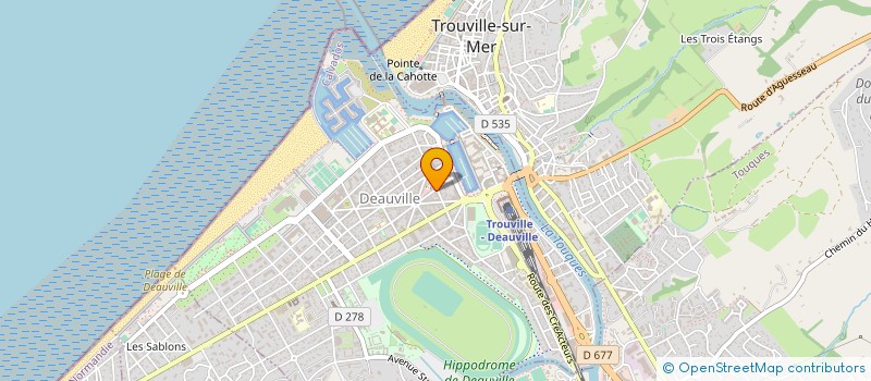 localisation de l'entreprise TOV CACHER à DEAUVILLE