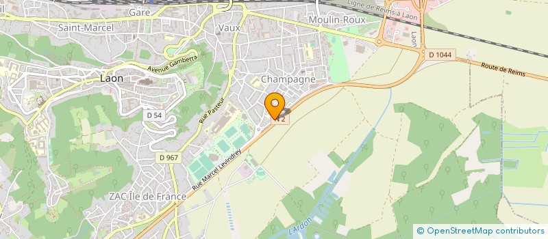 localisation de l'entreprise TOV DISTRIBUTION  LAON