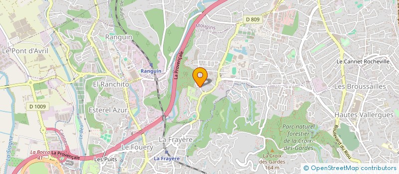 localisation de l'entreprise TOVA à LE CANNET