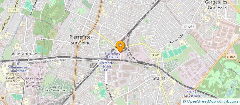 localisation de l'entreprise TOVEL à PIERREFITTE-SUR-SEINE