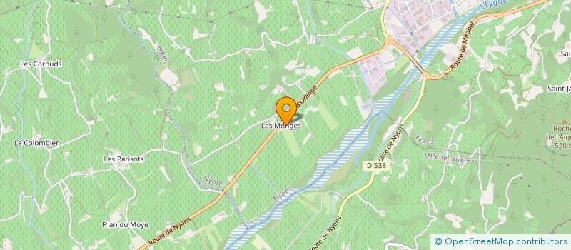 localisation de l'entreprise TOVIALA  NYONS