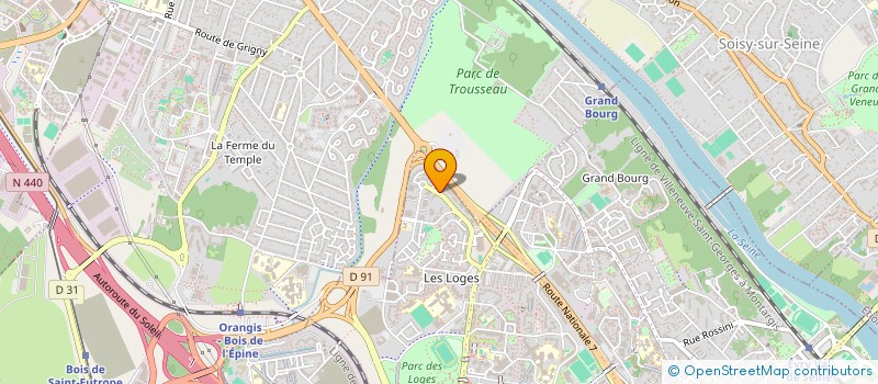 localisation de l'entreprise TOVO-TEST  LIEUSAINT