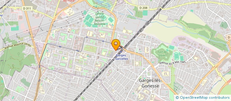 localisation de l'entreprise TOVPHARMA  SARCELLES