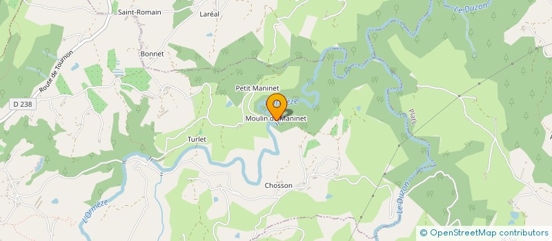 localisation de l'entreprise TOWANDA  COLOMBIER-LE-JEUNE