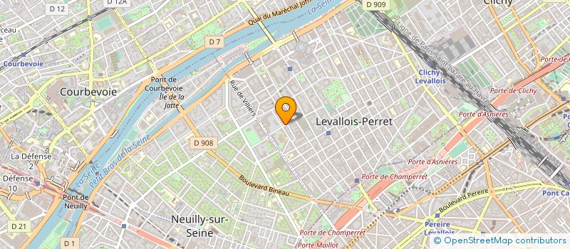 localisation de l'entreprise TOWANDA CONSEIL à LEVALLOIS-PERRET