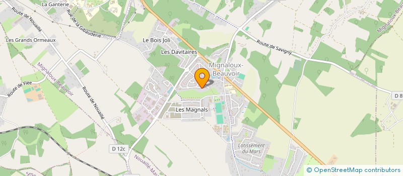 localisation de l'entreprise TOWDAH SOLUTIONS à MIGNALOUX-BEAUVOIR