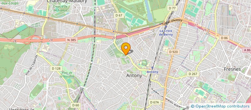 localisation de l'entreprise TOWER LABS à ANTONY