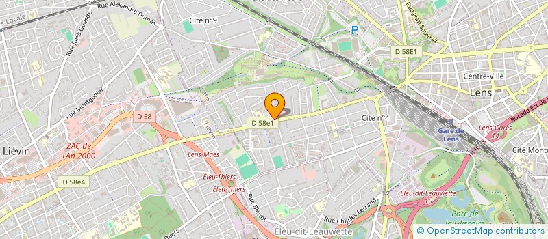 localisation de l'entreprise TOWIMAES  LENS