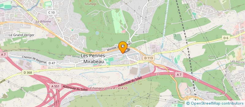 localisation de l'entreprise TOWN STRATEGIE IMPLANTATION à LES PENNES-MIRABEAU