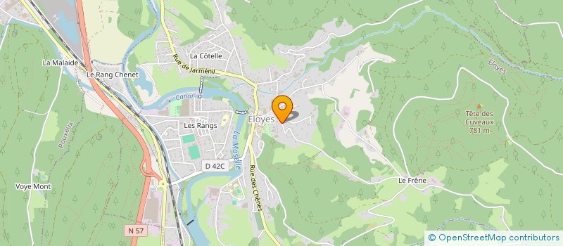 localisation de l'entreprise TOWW  ELOYES