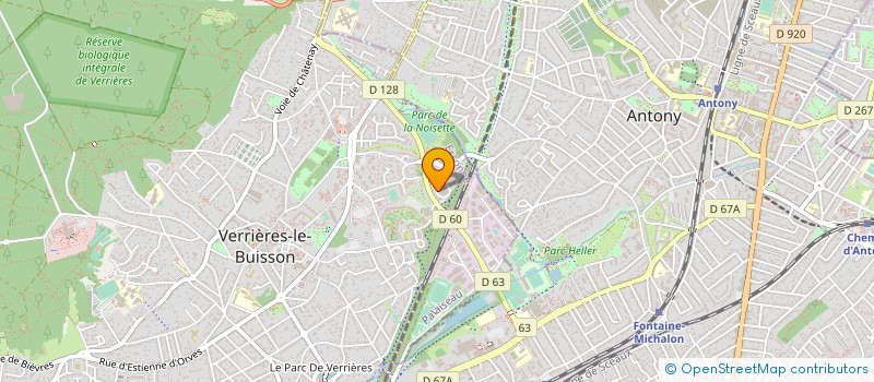 localisation de l'entreprise TOX PRESSOTECHNIK à VERRIERES-LE-BUISSON